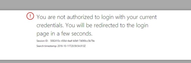 AX7 Table browser error: You are not authorized to login with your current credentials.